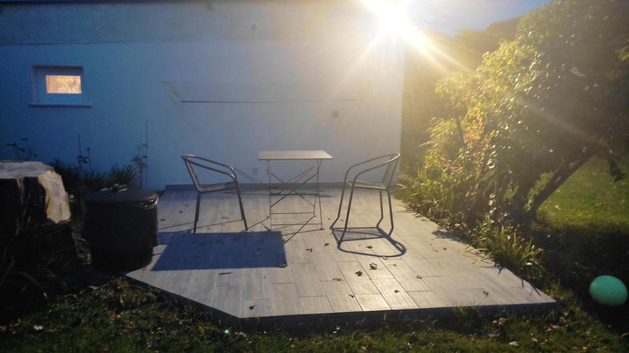 Chez Chon Et Jean-Marie Apartment Hermanville-sur-Mer Bagian luar foto